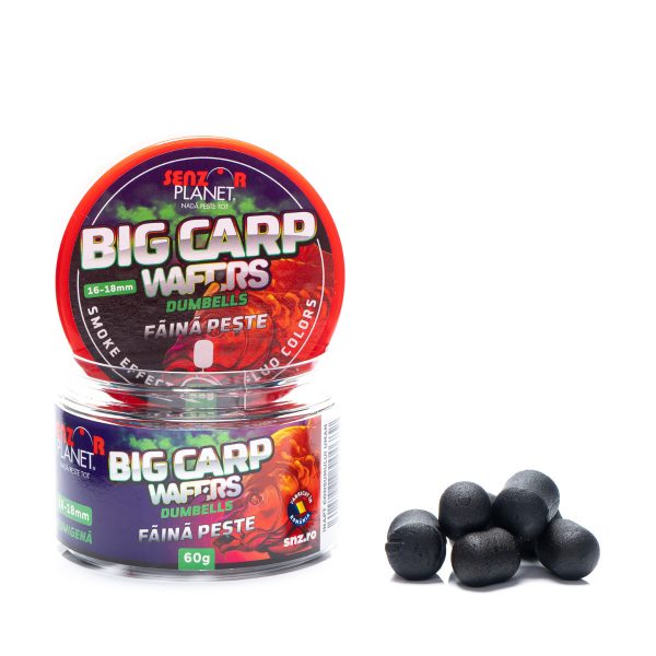 Big Carp Wafters Fumigena Faina Peste (Negru) 16-18Mm 60G