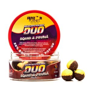 Boilies Pentru Carlig Duo Squid & Pruna (Maro-Galben) 16-20Mm 150G Boilies Pentru Carlig Duo Squid & Pruna (Maro-Galben) 16-20Mm 150G