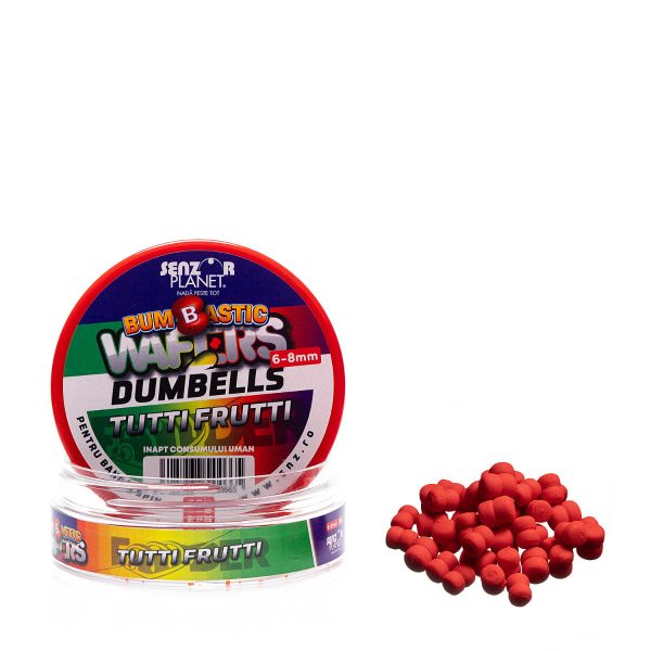 Bumbastic Wafters Dumbells Pentru Banda Tutti Frutti (Rosu) 6-8Mm 25G