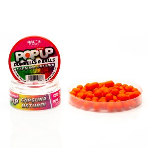 Pop-Up Dumbells & Balls Capsuna & Usturoi (Portocaliu) 6Mm 15G