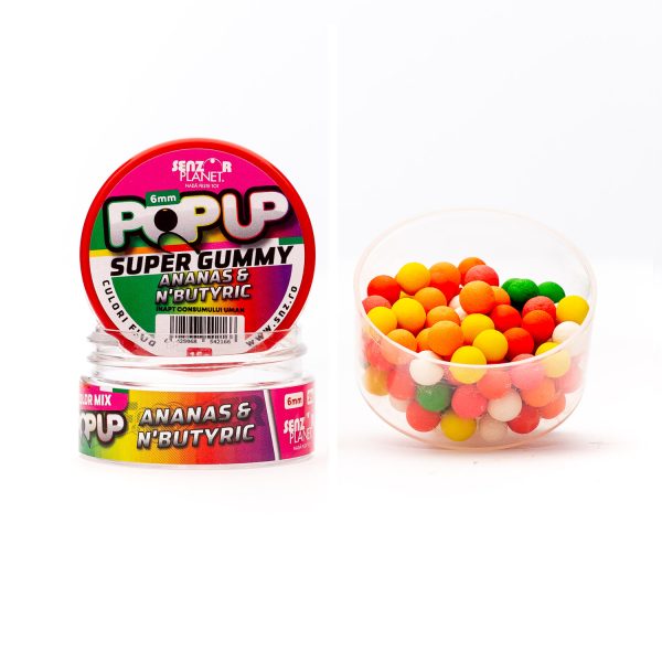 Pop-Up Ananas & N’Butyric (Mix Culori) 6Mm 15G