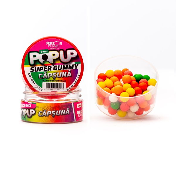 Pop-Up Capsuna (Mix Culori) 6Mm 15G