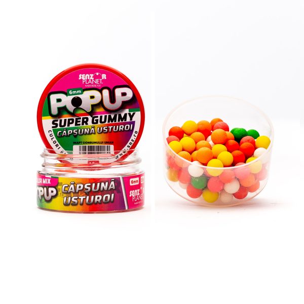 Pop-Up Capsuna & Usturoi (Mix Culori) 6Mm 15G