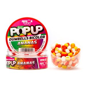 Pop-Up Dumbells Bicolor Ananas (Mix Bicolor) 8Mm 30G