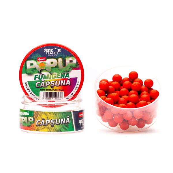 Pop-Up Fumigena Capsuna (Rosu) 6Mm 15G