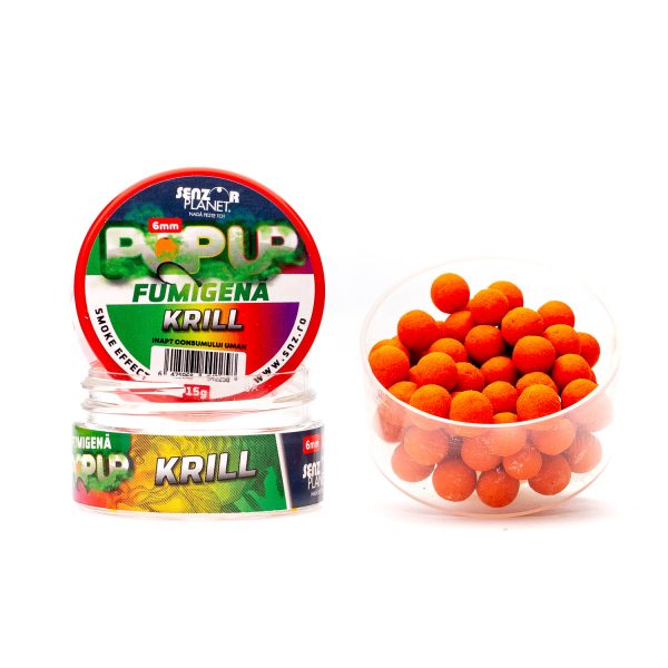 Pop-Up Fumigena Krill (Portocaliu) 6Mm 15G Pop-Up Fumigena Krill (Portocaliu) 6Mm 15G