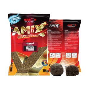 Amix® Canepa Prajita (Negru) 1Kg Amix® Canepa Prajita (Negru) 1Kg