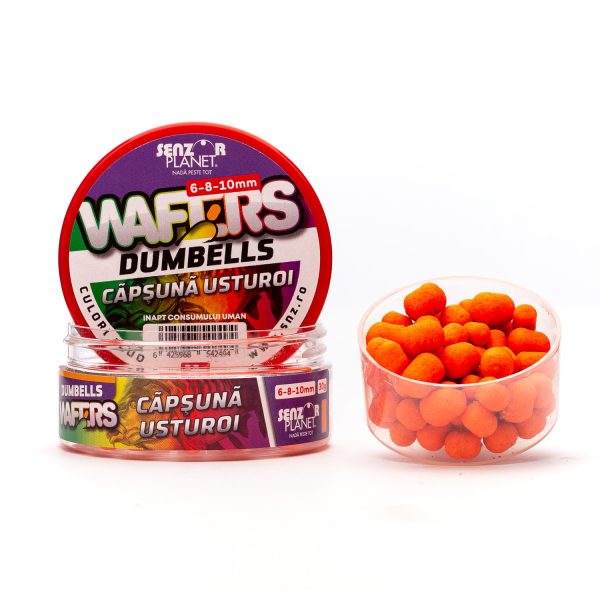 Wafters Dumbells Capsuna & Usturoi (Portocaliu) 6-8-10Mm 30G