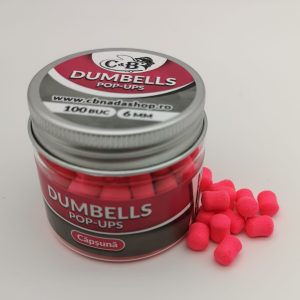 Dumbells Pop-Ups Capsuna 6Mm 100 Buc. Dumbells Pop-Ups Capsuna 6Mm 100 Buc.