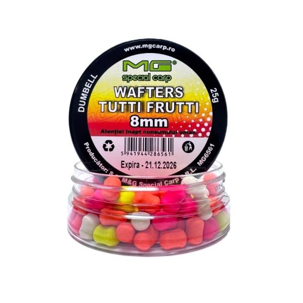Wafters Dumbell Tutti Frutti 8Mm 25 Gr Mg6561