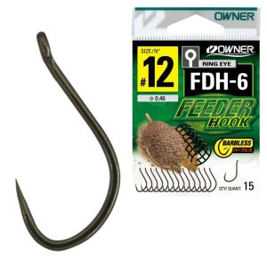 Cârlige Owner Fdh-6 Barbless Picket Hook Brown
