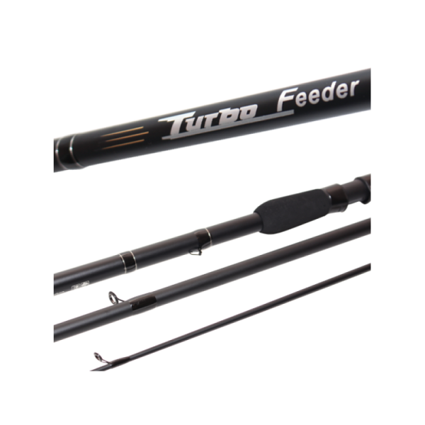 Lanseta Feeder Din Carbon East Shark Turbo Feeder, Putere Aruncare