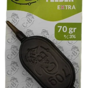 method feeder c&b extra 70g - vedere laterală | Plumbi method