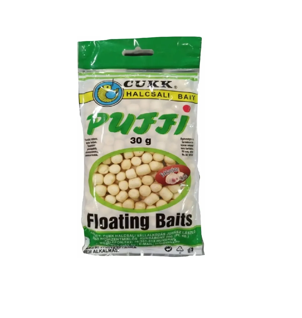 Cukk Puffi Mediu Usturoi Alb 30G